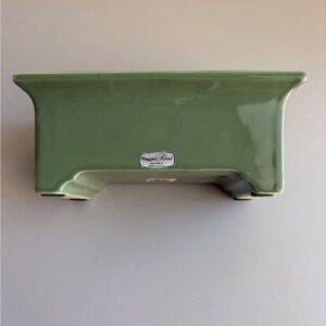 Haeger Floral Sage Green Ceramic Planter 642-45 USA
